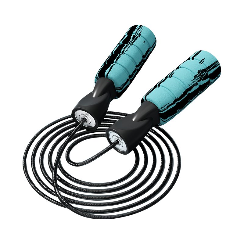 TS-4 Color Graffiti/Jednofarebné švihadlo s penovou špongiou pre dospelých